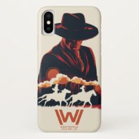 Westworld | Man in zwarte woestijn Silhouette
