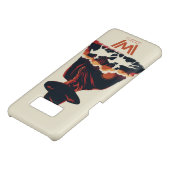 Westworld | Man in zwarte woestijn Silhouette Case-Mate Samsung Galaxy Hoesje (Onderkant)