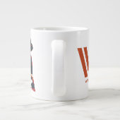 Westworld | Man in zwarte woestijn Silhouette Grote Koffiekop (Achterkant)