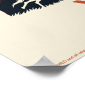 Westworld | Man in zwarte woestijn Silhouette Poster (Hoek)