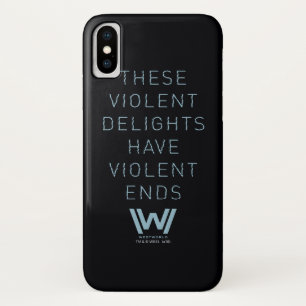 Westworld   Typografie-citaat "Violent Delights" Case-Mate iPhone Case