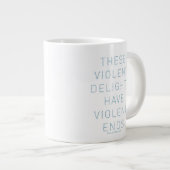 Westworld | Typografie-citaat "Violent Delights" Grote Koffiekop (Voorkant rechts)