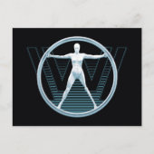 Westworld | Vitruvian Android Logo Briefkaart (Voorkant)
