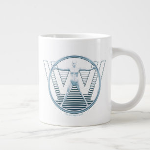 Westworld   Vitruvian Android Logo Grote Koffiekop