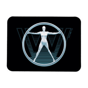 Westworld   Vitruvian Android Logo Magneet