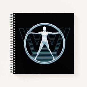 Westworld Vitruvian Android Logo Notitieboek