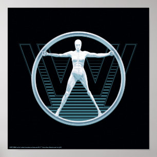 Westworld   Vitruvian Android Logo Poster