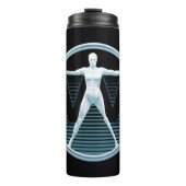 Westworld | Vitruvian Android Logo Thermosbeker (Voorkant)