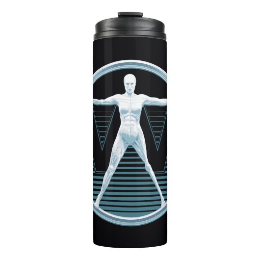 Westworld | Vitruvian Android Logo Thermosbeker (Voorkant)