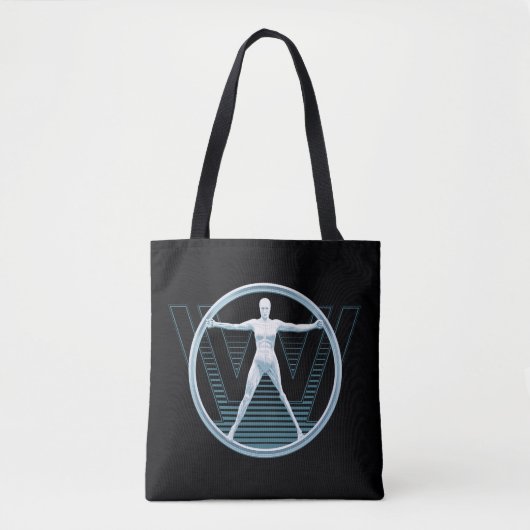 Westworld | Vitruvian Android Logo Tote Bag (Voorkant)