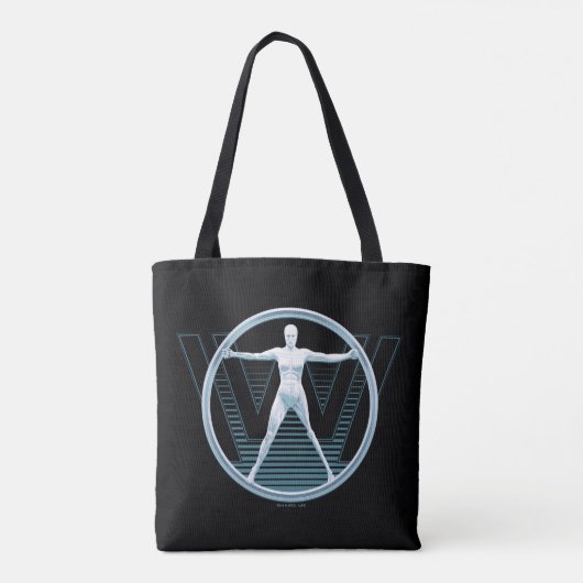 Westworld | Vitruvian Android Logo Tote Bag (Achterkant)