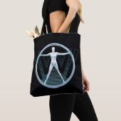Westworld | Vitruvian Android Logo Tote Bag (Dichtbij)