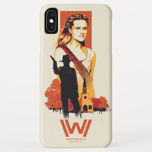 Westworld | Wyatt & Man in Black bij White Church Case-Mate iPhone Case (Achterkant)