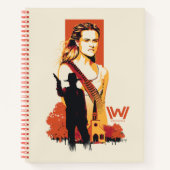 Westworld | Wyatt & Man in Black bij White Church Notitieboek (Voorkant)