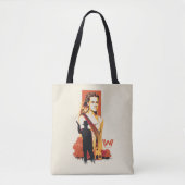 Westworld | Wyatt & Man in Black bij White Church Tote Bag (Voorkant)
