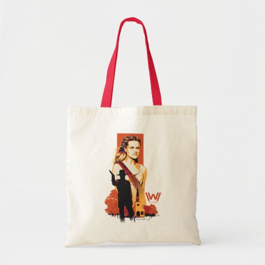 Westworld | Wyatt & Man in Black bij White Church Tote Bag (Voorkant)