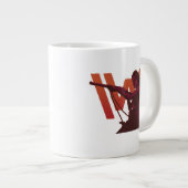 Westworld | Wyatt met Rifle Over Logo Grote Koffiekop (Voorkant rechts)