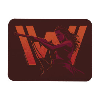 Westworld | Wyatt met Rifle Over Logo Magneet