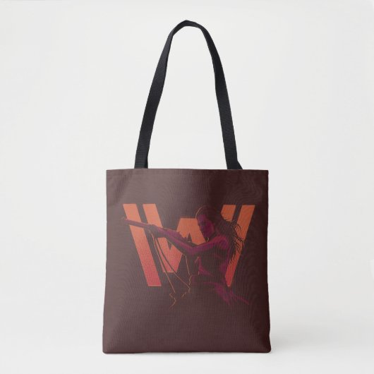 Westworld | Wyatt met Rifle Over Logo Tote Bag (Voorkant)