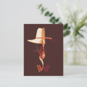 Westworld | Zwart wit Pet Pet gesplitst grafisch Briefkaart (Staand voorkant)