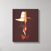 Westworld | Zwart wit Pet Pet gesplitst grafisch Canvas Afdruk (Voorkant)