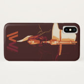 Westworld | Zwart wit Pet Pet gesplitst grafisch Case-Mate iPhone Case (Achterkant (horizontaal))