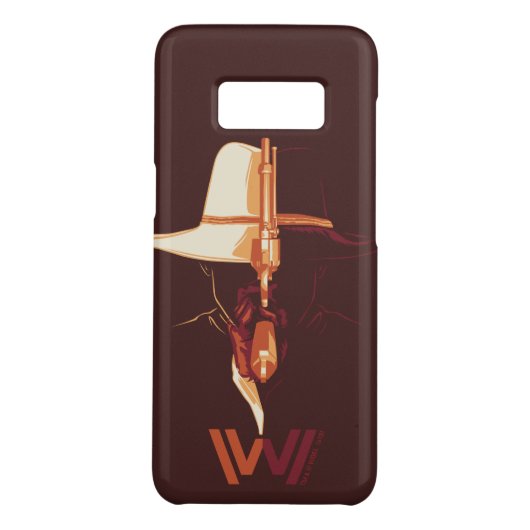 Westworld | Zwart wit Pet Pet gesplitst grafisch Case-Mate Samsung Galaxy Hoesje (Achterkant)