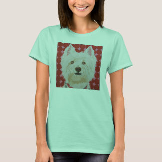 WESTY RETRO VINTAGE West Highland White Terriers T-shirt