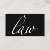 Wet: Attorney, Lawyer Script Visitekaartje (Voorkant)