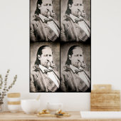 WET BORD 4 lijst WILDE BILL HICKOK Poster (Keuken)