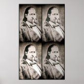 WET BORD 4 lijst WILDE BILL HICKOK Poster (Voorkant)