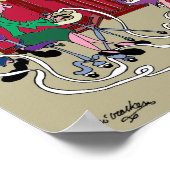 Wet Cartoon 6553 Poster (Hoek)