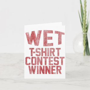 Wet Contest Winner Party Halloween Easy Costume Fu Kaart