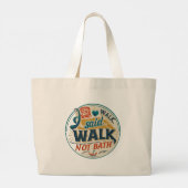 Wet Dog Woes Grote Tote Bag (Achterkant)