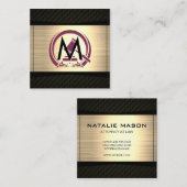 Wet en orde Logo | raadsman Vierkante Visitekaartje (Voorkant / Achterkant)