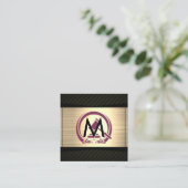 Wet en orde Logo | raadsman Vierkante Visitekaartje (Staand voorkant)