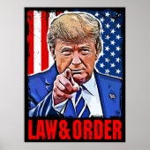 Wet- en ordehandhaving poster (Voorkant)