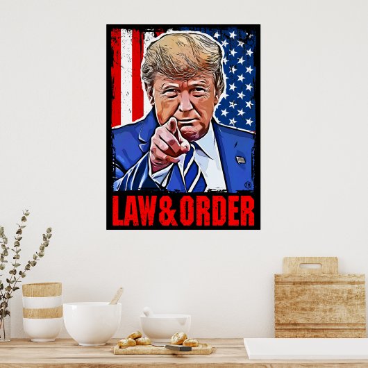 Wet- en ordehandhaving poster (Keuken)