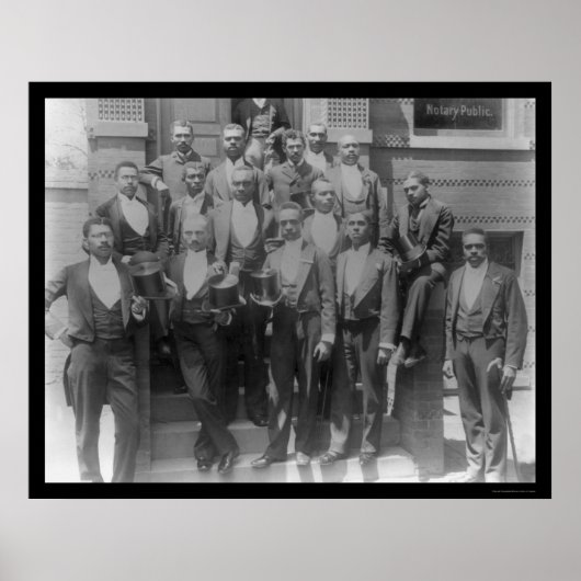 Wet Graduaten van Howard University 1899 Poster (Voorkant)