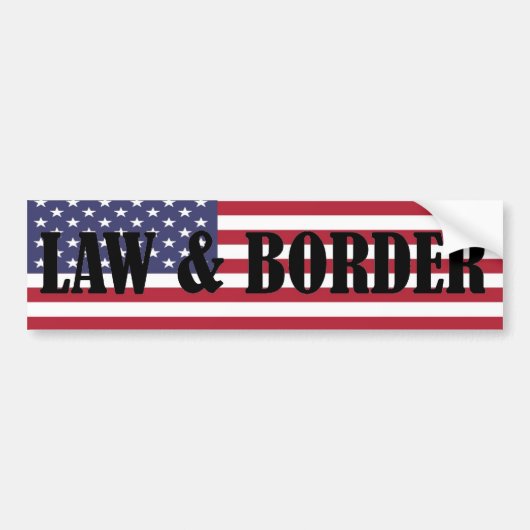 WET & GRENS bumpersticker (Voorkant)