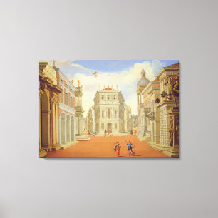 Wet II, scènes I en VIII Canvas Afdruk