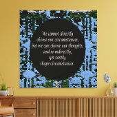 Wet inzake aanhalingsquota canvas afdruk (Insitu (Woonkamer))