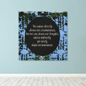 Wet inzake aanhalingsquota canvas afdruk (Insitu (Houten vloer))