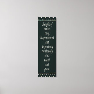 Wet inzake aanhalingsquota canvas afdruk