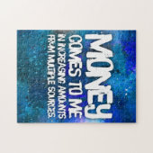 Wet inzake aantrekken Geldbebossing Quote Wealth Legpuzzel (Horizontaal)