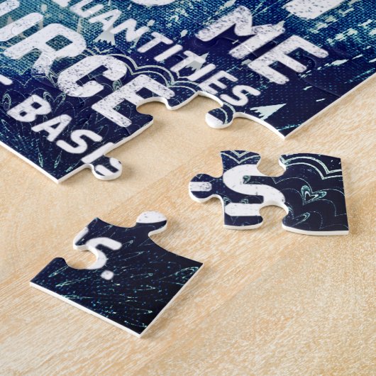 Wet inzake aantrekken Geldbebossing Quote Wealth Legpuzzel (Zijkant)