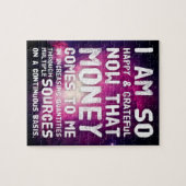 Wet inzake aantrekken Geldbebossing Quote Wealth Legpuzzel (Horizontaal)