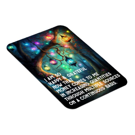 Wet inzake aantrekken Geldbebossing Quote Wealth Magneet (Rechterzijde)