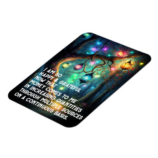 Wet inzake aantrekken Geldbebossing Quote Wealth Magneet (Linkerzijde)