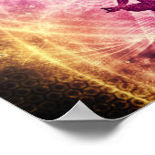 Wet inzake de behandeling van tractie-Chakra Poster (Hoek)